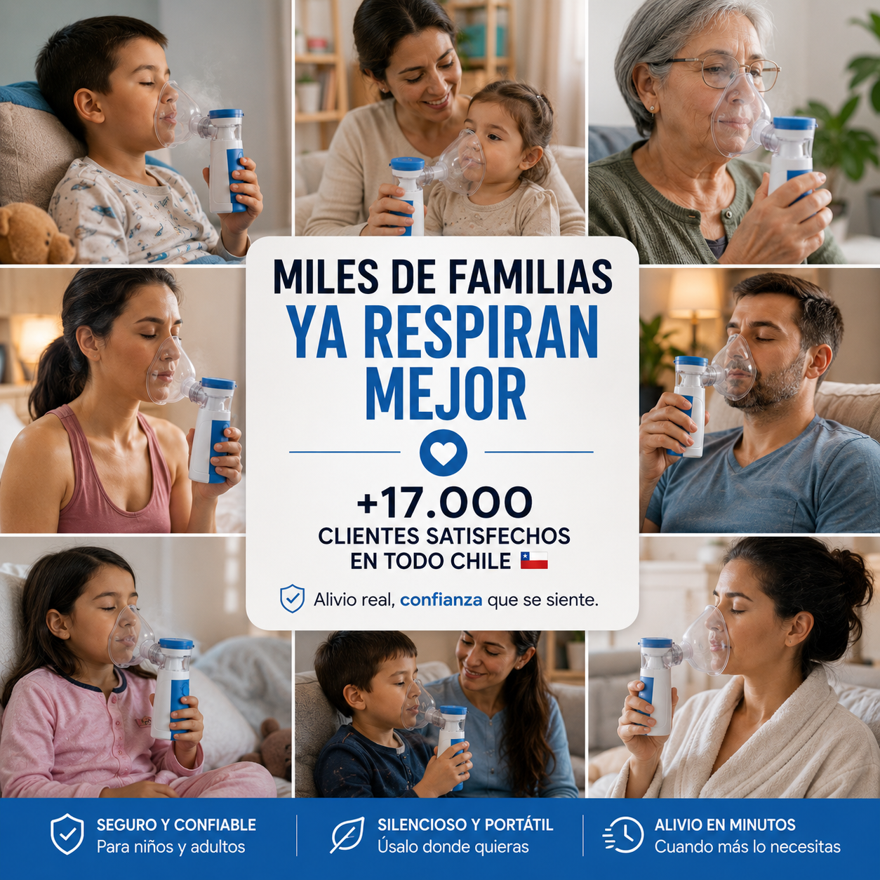 Nebulizador Portátil Niños Adultos- Alivio Respiratorio donde lo necesites