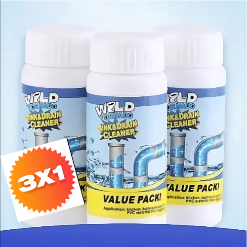 3 Limpiador de Drenaje 110g Destapador